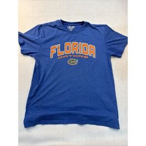 Florida Gators Shirt Size Large Blue Mens E5 Short Sleeve Tee